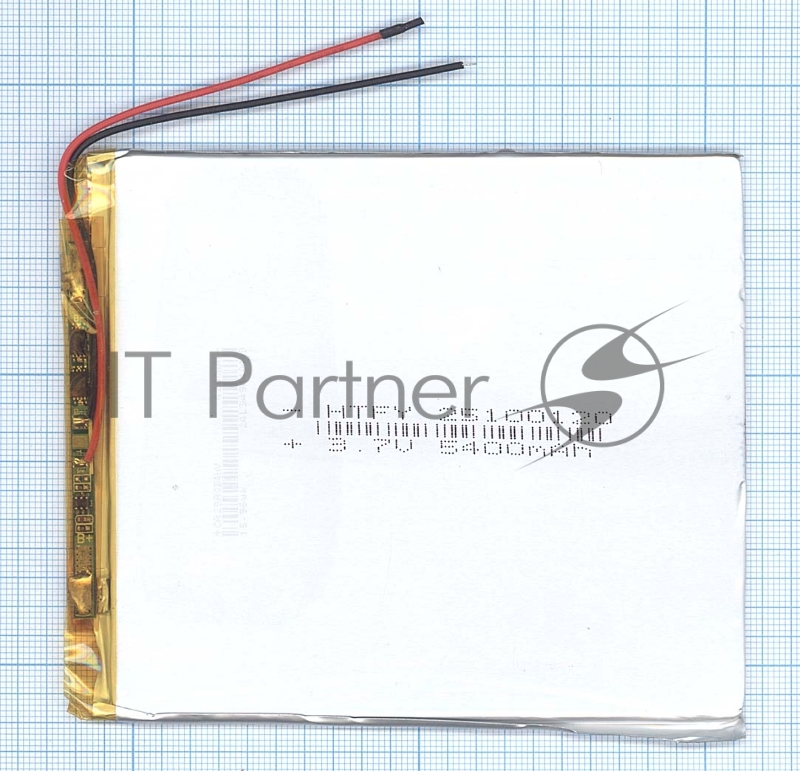 Аккумулятор Li-Pol (батарея) 2.5*100*120мм 2pin 3.7V/5400mAh