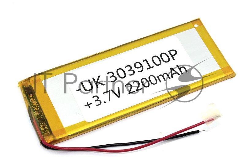 Аккумулятор Li-Pol (батарея) 3*39*100мм 2pin 3.7V/2200mAh