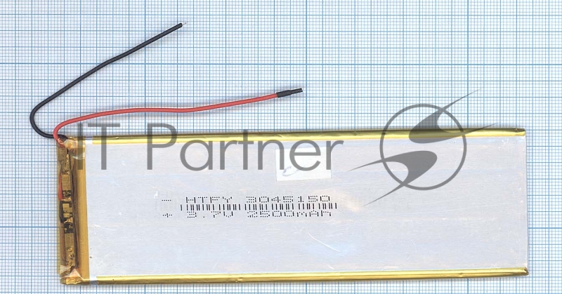 Аккумулятор Li-Pol (батарея) 3*45*150мм 2pin 3.7V/2500mAh