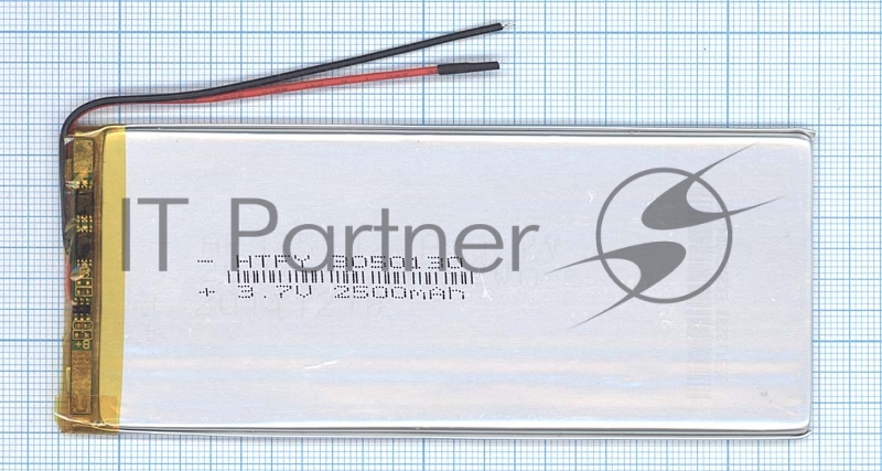 Аккумулятор Li-Pol (батарея) 3*50*130мм 2pin 3.7V/2500mAh