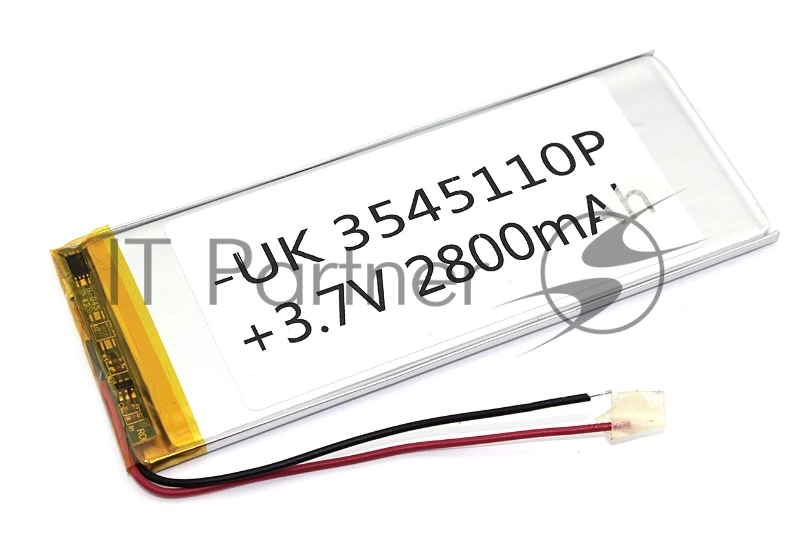 Аккумулятор Li-Pol (батарея) 3.5*45*110мм 2pin 3.7V/2800mAh