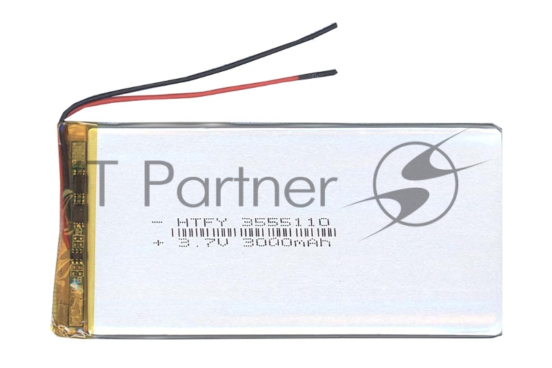Аккумулятор Li-Pol (батарея) 3.5*55*110мм 2pin 3.7V/3000mAh