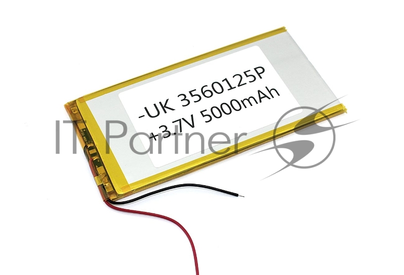 Аккумулятор Li-Pol (батарея) 3.5*60*125мм 2pin 3.7V/5000mAh