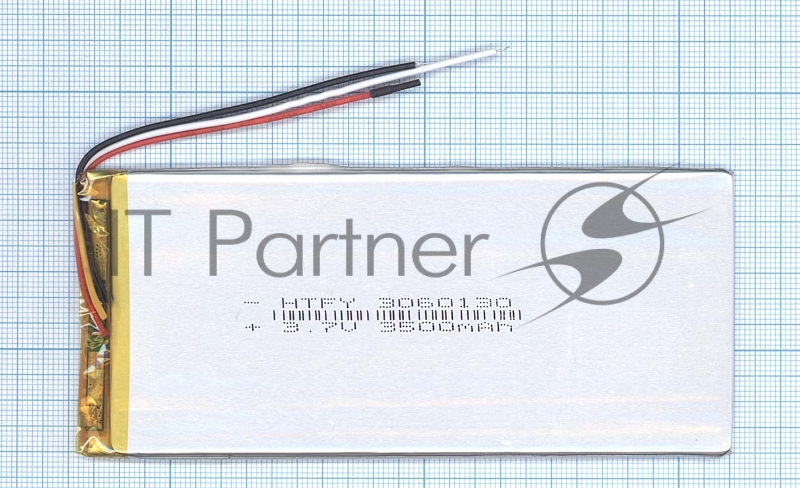 Аккумулятор Li-Pol (батарея) 3*60*130мм 3pin 3.7V/3500mAh