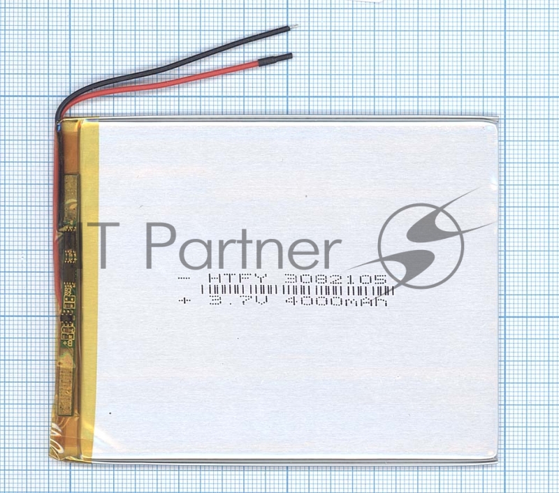 Аккумулятор Li-Pol (батарея) 3*82*105мм 2pin 3.7V/4000mAh