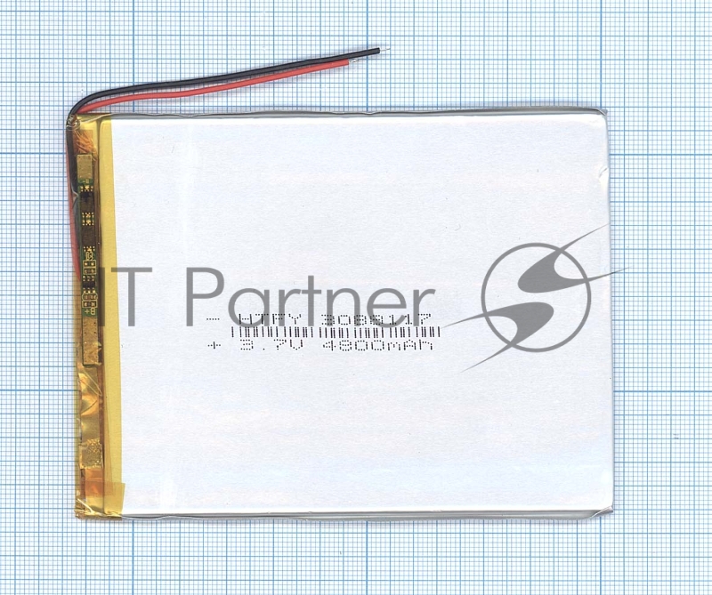 Аккумулятор Li-Pol (батарея) 3*88*117мм 2pin 3.7V/4800mAh
