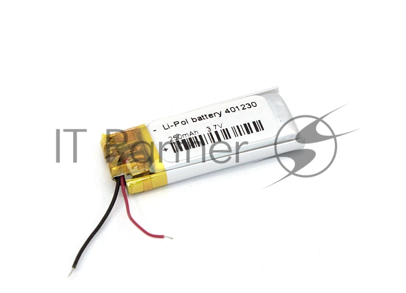 Аккумулятор Li-Pol (батарея) 4*12*30мм 2pin 3.7V/110mAh