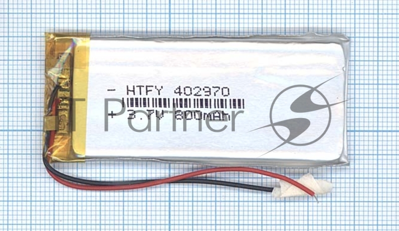 Аккумулятор Li-Pol (батарея) 4*29*70мм 2pin 3.7V/800mAh