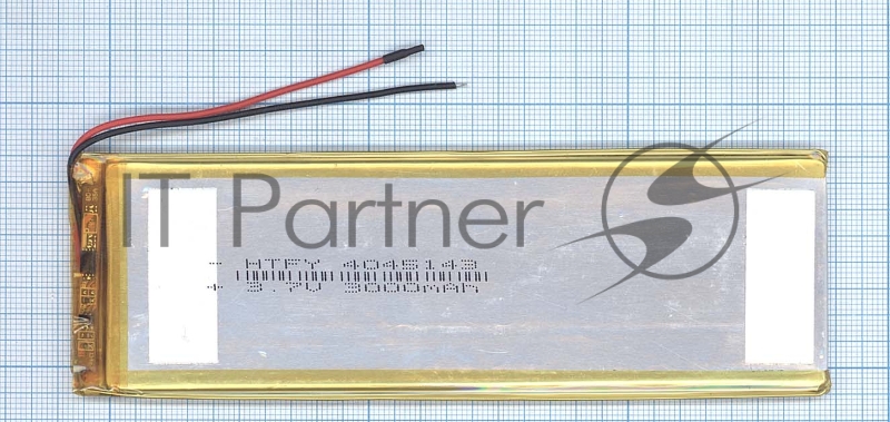 Аккумулятор Li-Pol (батарея) 4*45*143мм 2pin 3.7V/3000mAh