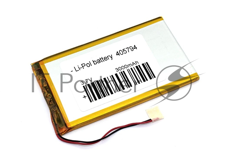 Аккумулятор Li-Pol (батарея) 4*57*94мм 2pin 3.7V/3000mAh