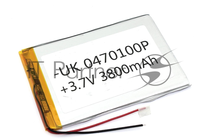 Аккумулятор Li-Pol (батарея) 4*70*100мм 2pin 3.7V/3800mAh