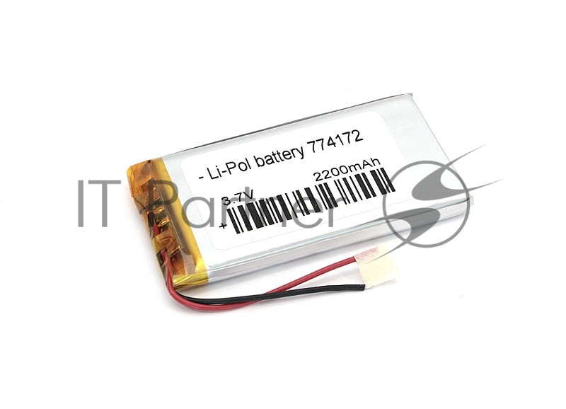 Аккумулятор Li-Pol (батарея) 7.7*41*72мм 2pin 3.7V/2200mAh