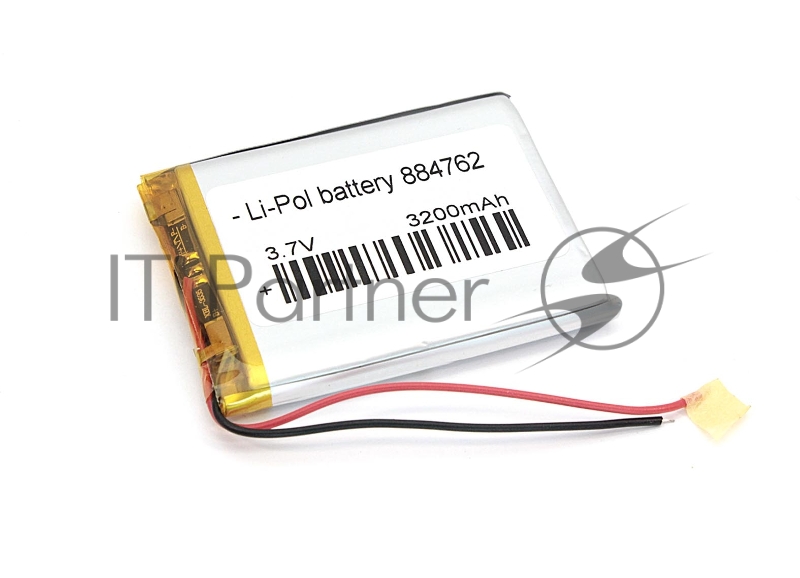 Аккумулятор Li-Pol (батарея) 8.8*47*62мм 2pin 3.7V/3200mAh