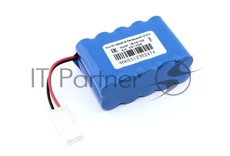 Аккумулятор Ni-cd 12V 1400mAh AA Row разъем KET-2P (5+5)