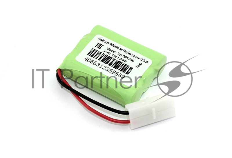 Аккумулятор Ni-MH 3.6V 2400mAh AA Flatpack разъем KET-2P