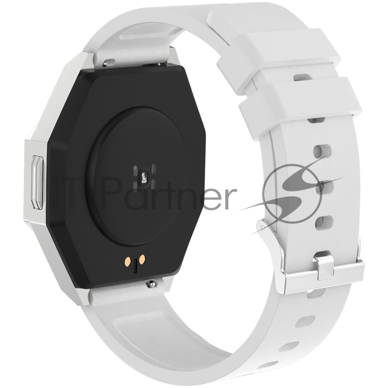 Смарт-часы CANYON Otto SW-86, Smart watch Realtek 8762DK LCD 1.3 LTPS 360X360px, G+F 1+gesture 192KB Li-ion polymer battery 3.7v 280mAh,Silver aluminum alloy case middle frame+plastic bottom case+white silicone strap+silver strap buckle host:45.4*42.