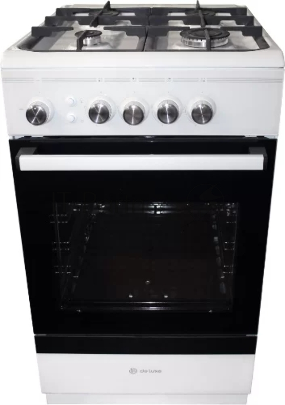 Плита Газовая De Luxe 506040.24г ЧР белый