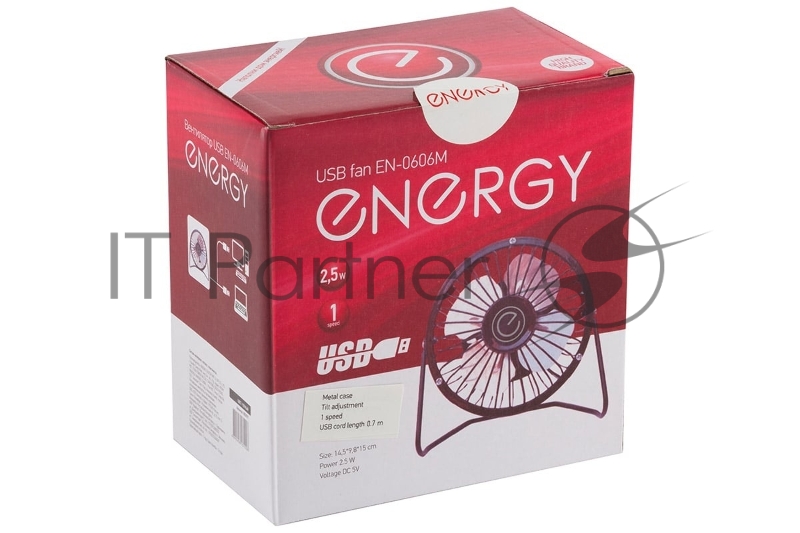 Вентилятор настольный ENERGY EN-0606M USB черный