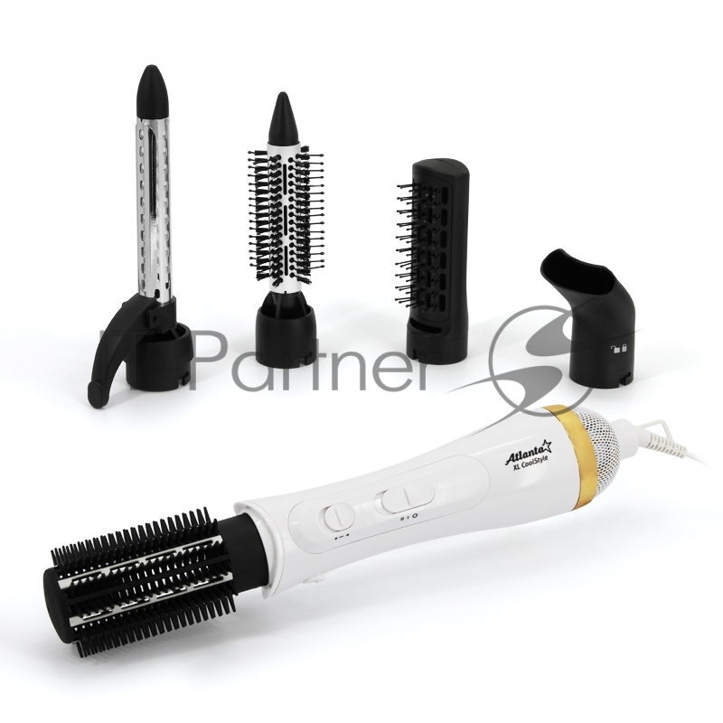 Фен-щетка ATLANTA ATH-6842 (white) 5 в 1