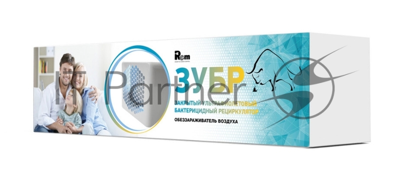 Закрытый ультрафиолетовый бактерицидный рециркулятор (обеззараживатель воздуха) ЗУБР, 2 лампы×15 Вт