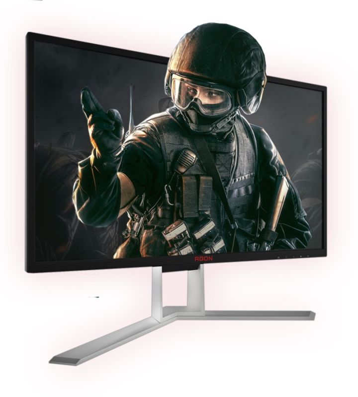 Монитор AOC 24.5 Gaming AG251FG черный TN LED 16:9 HDMI M/M матовая HAS Pivot 400cd 170гр/160гр 192