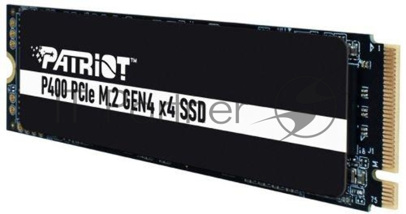 Накопитель SSD Patriot M.2 512Gb P400 <P400P512GM28H> (PCI-E 4.0 x4, up to 5000/3300MBs, 550000 IOPs, TBW 400Tb, 22х80mm, graphene heatsink)