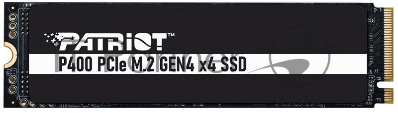Накопитель SSD Patriot M.2 512Gb P400 <P400P512GM28H> (PCI-E 4.0 x4, up to 5000/3300MBs, 550000 IOPs, TBW 400Tb, 22х80mm, graphene heatsink)