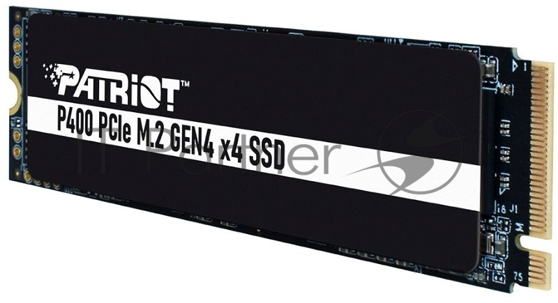 Накопитель SSD Patriot M.2 512Gb P400 <P400P512GM28H> (PCI-E 4.0 x4, up to 5000/3300MBs, 550000 IOPs, TBW 400Tb, 22х80mm, graphene heatsink)