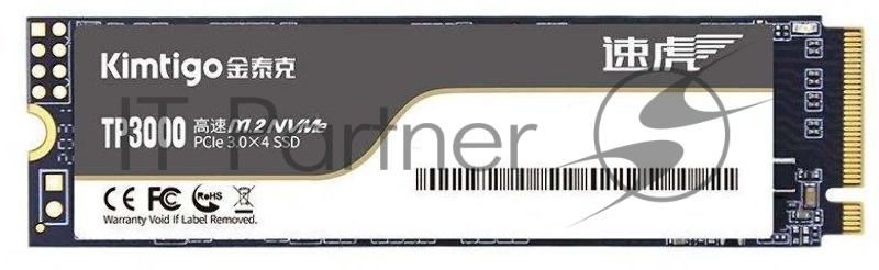 Накопитель SSD Kimtigo PCI-E 3.0 256Gb K256P3M28TP3000 TP-3000 M.2 2280