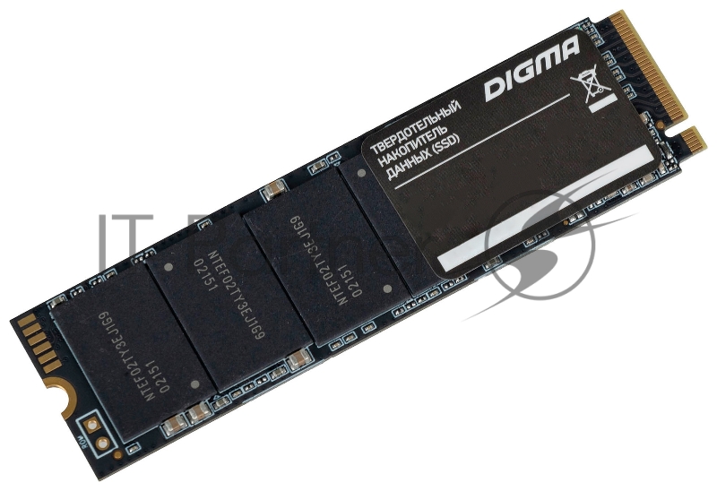 Накопитель SSD Digma PCI-E x4 2Tb DGSM3002TG13T Mega G1 M.2 2280