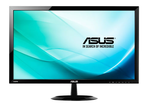 Монитор ASUS 24 VX248H Black LED, 1920x1080, 1ms, 250 cd/m2, ASCR 80M:1, D-Sub, DVI-D, HDMI*2, 2Wx2