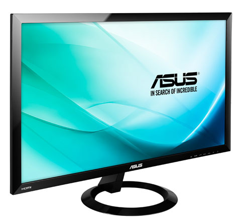 Монитор ASUS 24 VX248H Black LED, 1920x1080, 1ms, 250 cd/m2, ASCR 80M:1, D-Sub, DVI-D, HDMI*2, 2Wx2