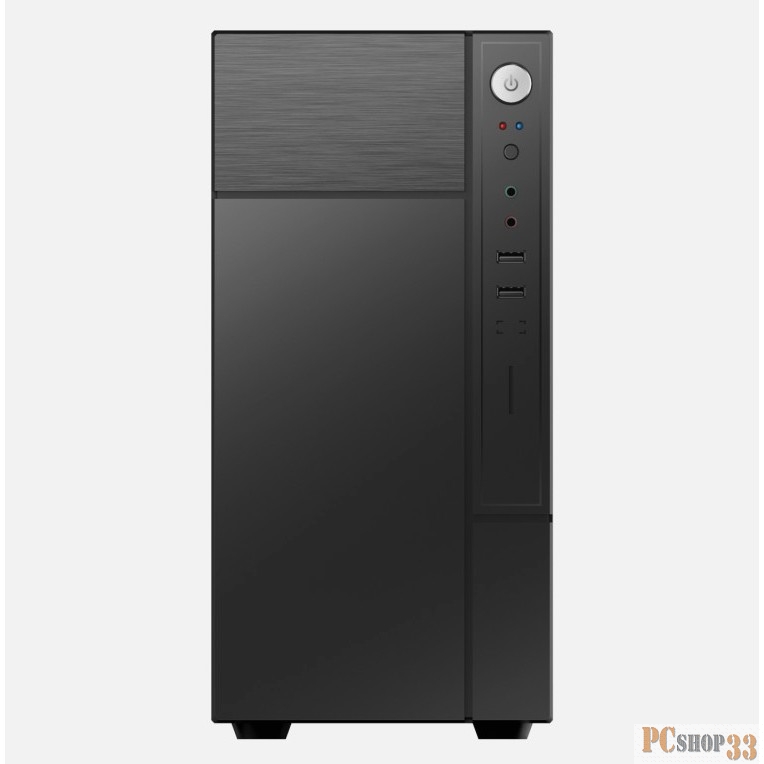 Case Forza mATX case, black, w/PSU 450W 12cm, w/2xUSB3.0, w/pwr cord, w/o FAN