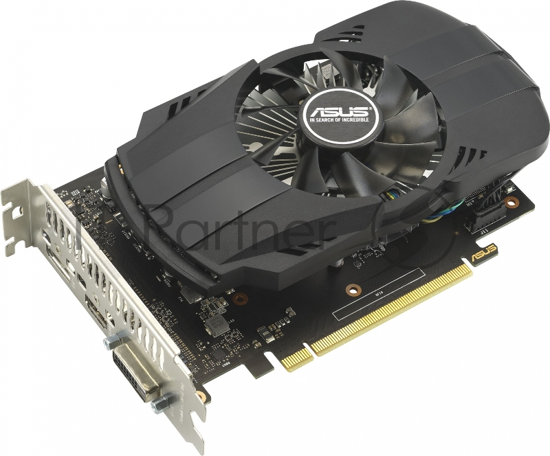 Видеокарта Asus PCI-E PH-GTX1650-O4GD6-P-EVO NVIDIA GeForce GTX 1650 4096Mb 128 GDDR6 1605/12000 DVIx1 HDMIx1 DPx1 HDCP Ret