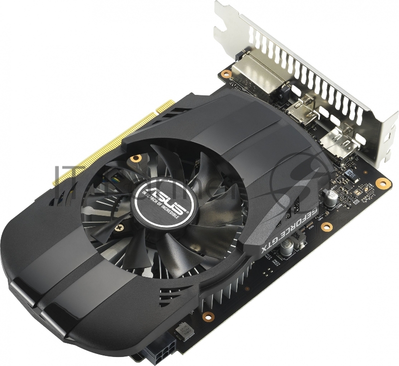 Видеокарта Asus PCI-E PH-GTX1650-O4GD6-P-EVO NVIDIA GeForce GTX 1650 4096Mb 128 GDDR6 1605/12000 DVIx1 HDMIx1 DPx1 HDCP Ret