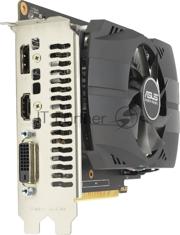 Видеокарта Asus PCI-E PH-GTX1650-O4GD6-P-EVO NVIDIA GeForce GTX 1650 4096Mb 128 GDDR6 1605/12000 DVIx1 HDMIx1 DPx1 HDCP Ret