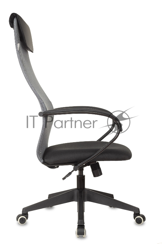 Кресло руководителя Бюрократ CH-607 темно-серый TW-04 сиденье черный Neo Black сетка/ткань с подголов. крестов. пластик
