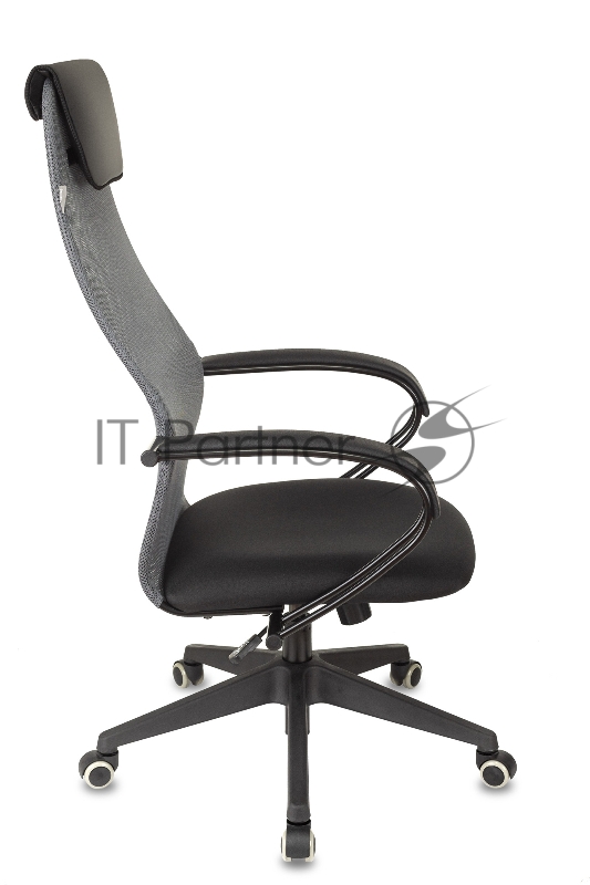 Кресло руководителя Бюрократ CH-607 темно-серый TW-04 сиденье черный Neo Black сетка/ткань с подголов. крестов. пластик