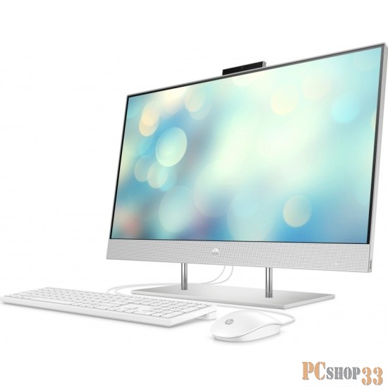 Моноблок HP 27-dp1019ua AiO 27(1920x1080)/Intel Core i3 1125G4(2Ghz)/8192Mb/256PCISSDG Internal Graphics /Cam/WiFi/war 1y/Серебристый/DOS + no kbd, no mouse
