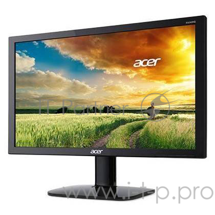 Монитор Acer 23.6 KA240HQBbid черный TN+film LED 1ms 16:9 DVI HDMI матовая 100000000:1 300cd 170гр/