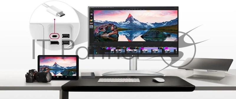 Монитор LG 27 UltraGear 27UP850N-W IPS 3840x2160 60Hz 400cd/m2 16:9