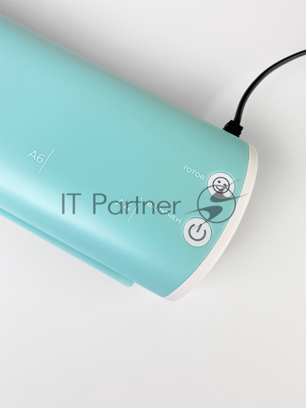 Ламинатор Heleos ЛМ-А4МСБ синий/белый A4 (75-125мкм) 30см/мин (2вал.) хол.лам. лам.фото