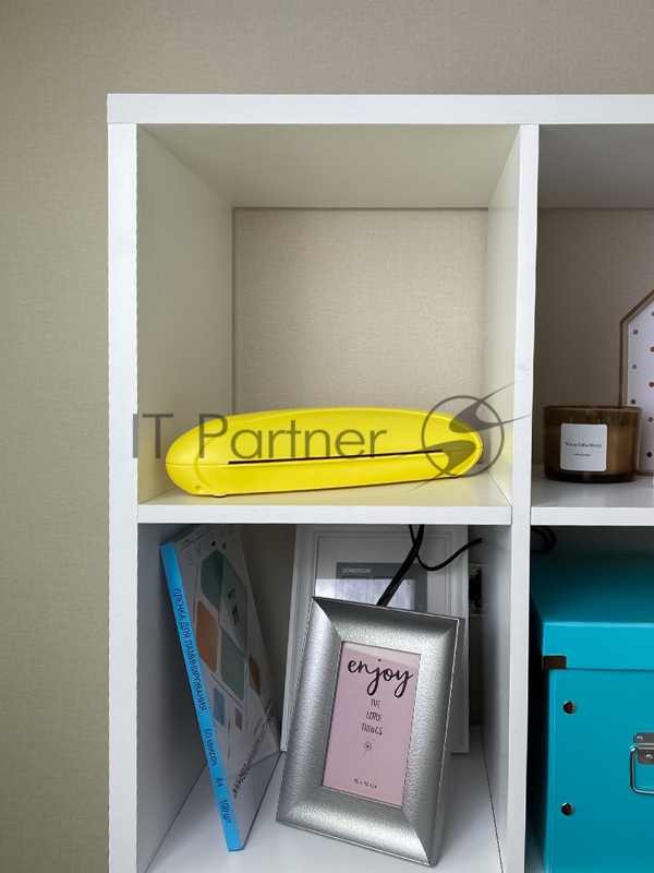 Ламинатор Heleos ЛМ-А4РЖ желтый/черный A4 (75-150мкм) 25см/мин (2вал.) лам.фото