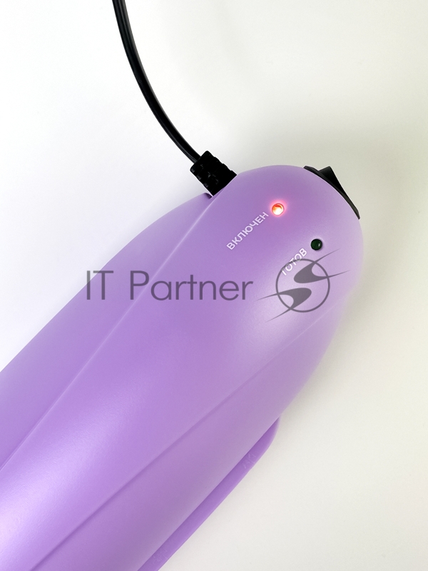 Ламинатор Heleos ЛМ-А4РФ фиолетовый A4 (75-150мкм) 25см/мин (2вал.) лам.фото