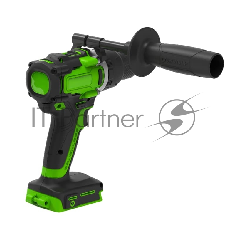 Дрель-шуруповерт аккумуляторная (3707607) GreenWorks GD24DD140, 24V, 140 Нм, бесщеточная, без АКБ и ЗУ