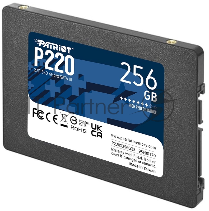Накопитель SSD Patriot SATA III 256Gb P220S256G25 P220 2.5