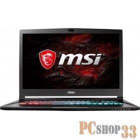 Ноутбук MSI GS73VR 7RF-437RU (Core i7 7700HQ-2.80ГГц, 16ГБ, 256+2000ГБ, GFGTX1060, LAN, WiFi, BT, WebCam, 17.3 1920x1080, W10 H), черный