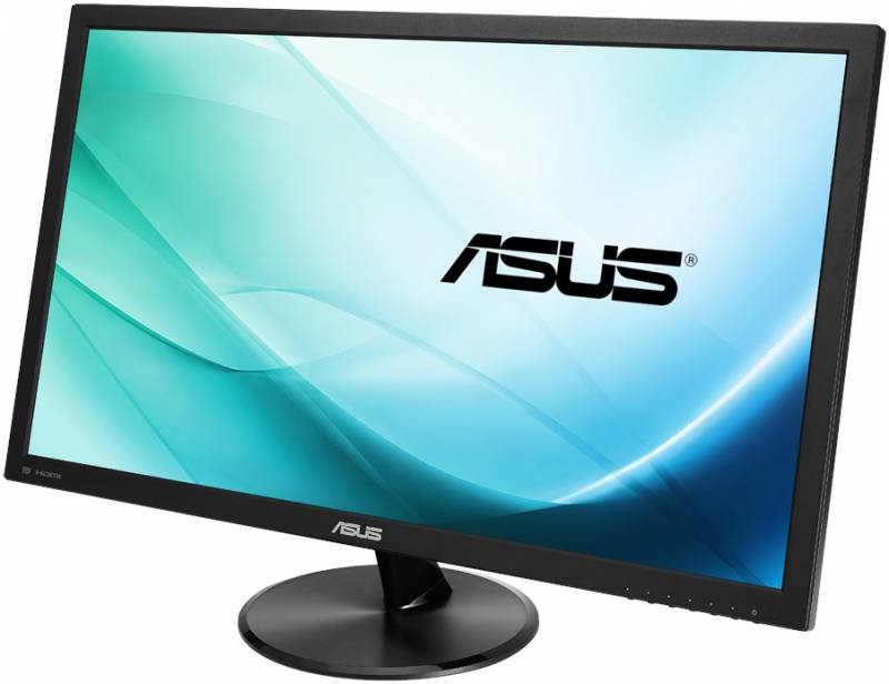 Монитор Asus 23.6 VP247H черный TN+film LED 16:9 DVI HDMI M/M матовая 00:1 250cd 1920x1080 D-Sub FH