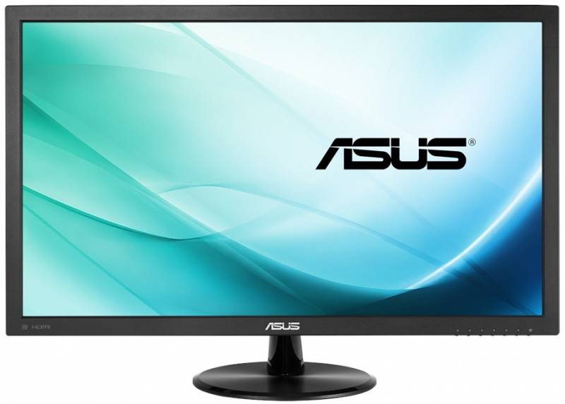 Монитор Asus 23.6 VP247H черный TN+film LED 16:9 DVI HDMI M/M матовая 00:1 250cd 1920x1080 D-Sub FH
