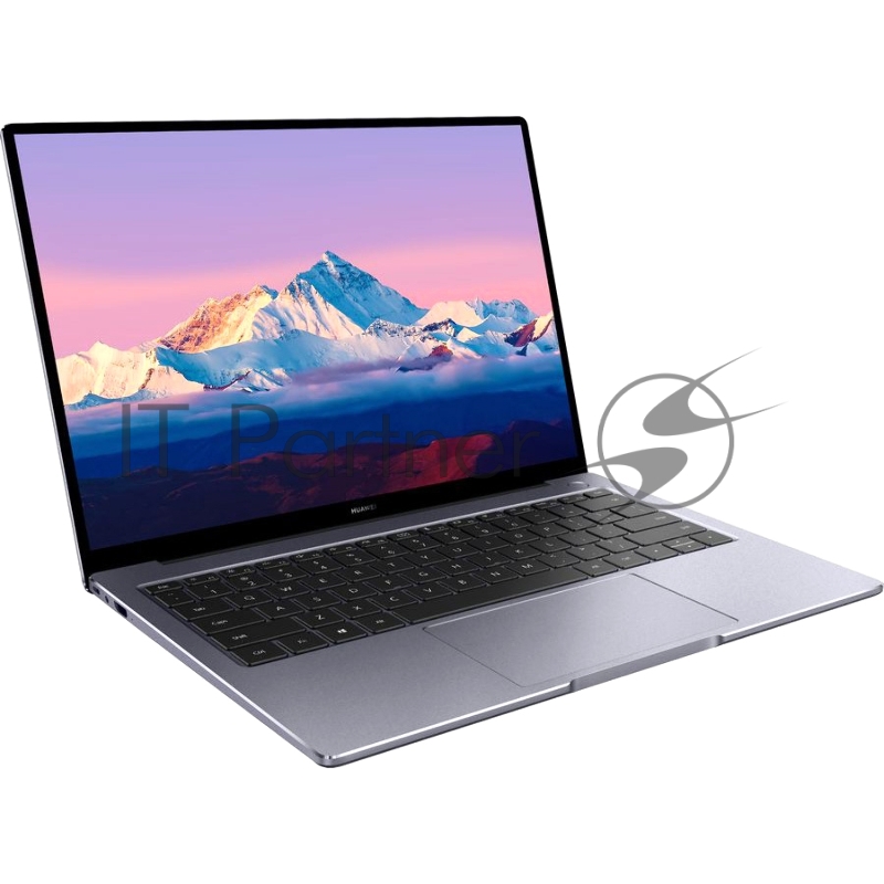 Ноутбук Huawei MateBook B5-430(KLVDZ-WFH9) 14(2160x1440 IPS)/Intel Core i5 1135G7(2.4Ghz)/16384Mb/512PCIS Iris Xe Graphics/Cam/BT/WiFi/war 1y/1.49kg/Space Grey/Win10Pro + Mini-RJ45 to RJ45 RU kbd
